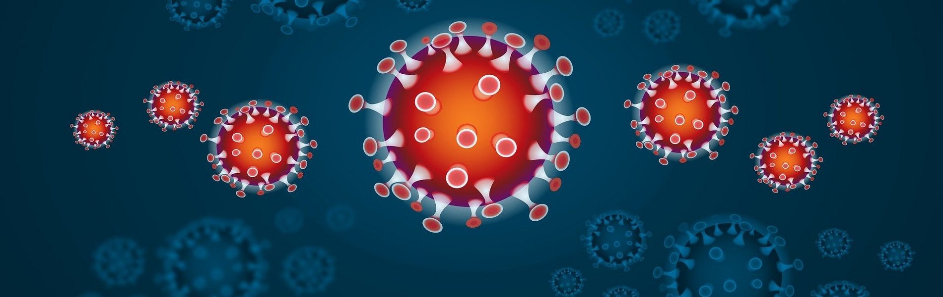 Bild von stilisiertem Corona-Virus