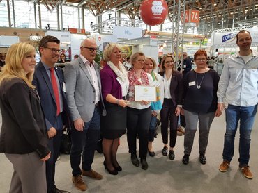 Gruppenfoto von der Verleihung des Siegels "Botschafter emotionaler Genuss“ 