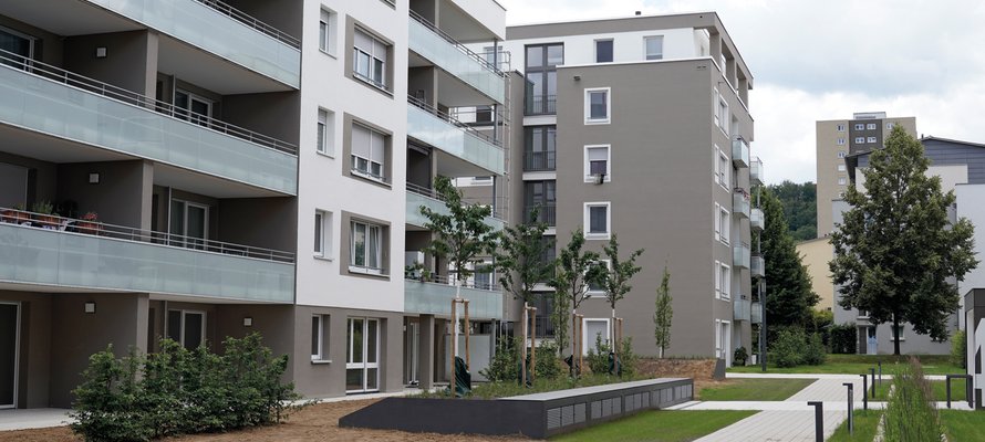 Wohngebäude der WG Mittenfeldstraße